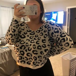 SOLD Leopard Print Sweater